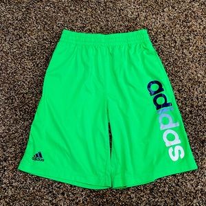 Neon Green Sport Shorts